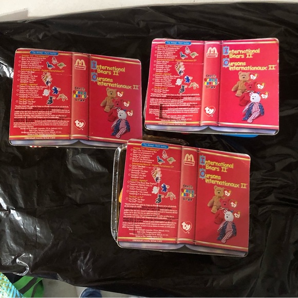 McDonald’s Ty Bear Bundle - Released in 2000. Set of 3 very cute vintage bears ! - Picture 3 of 16